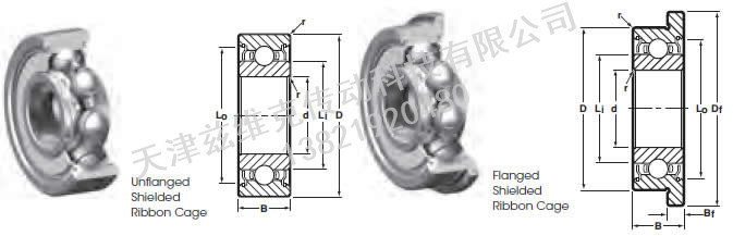 NHBB SSL-1060X 深溝球軸承圖紙