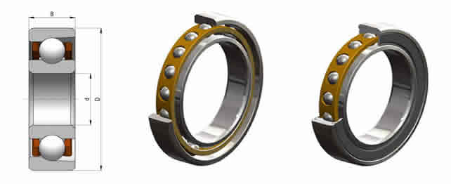 德國HQW角接觸球軸承C30X2100HVVY971圖紙