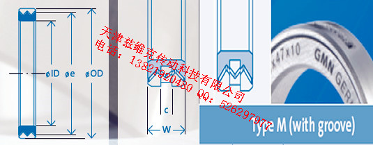 GMNM58X72X10油封圖紙